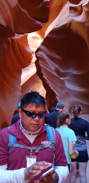 Beaucoup de monde à Antelope Canyon